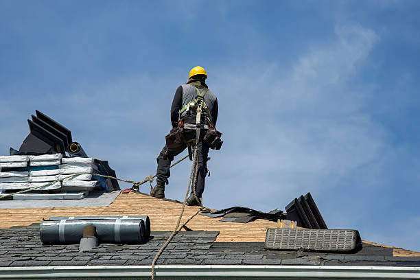 Professional Flat Roof Repair technician working in Shellman, GA